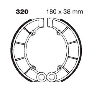 BRAKE SHOES VESRAH VB129 thumbnail 2