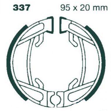 BRAKE SHOES 1984 HONDA PX50 EBC H337 image 1