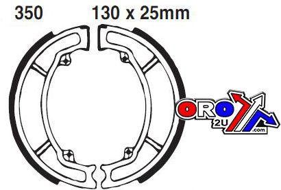 BRAKE SHOES HONDA ITALJET PIAGGIO EBC H350 thumbnail 2