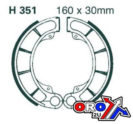 BRAKE SHOES HONDA EBC H351 thumbnail 2