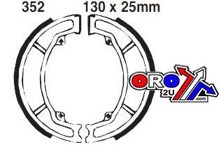 BRAKE SHOES H352 GF.1316, HERO FSB963, DP9199,DS72 thumbnail 2