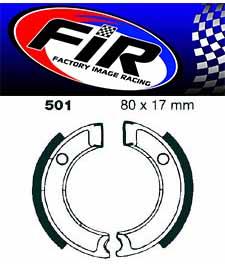 BRAKE SHOES Y501 PW50 (1980 to 2020) ZINGER thumbnail 2