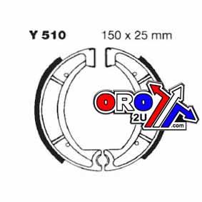 BRAKE SHOES YAMAHA EBC Y510 thumbnail 2