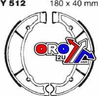 BRAKE SHOES Y512 thumbnail 2