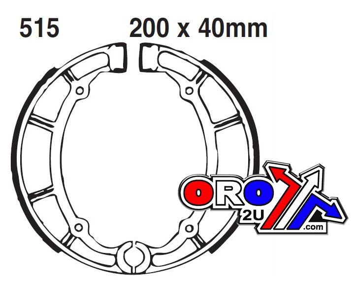 BRAKE SHOES YAMAHA XV XJ EBC Y515 thumbnail 2