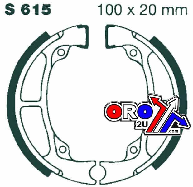 BRAKE SHOES [EBC S615], SUZUKI thumbnail 2