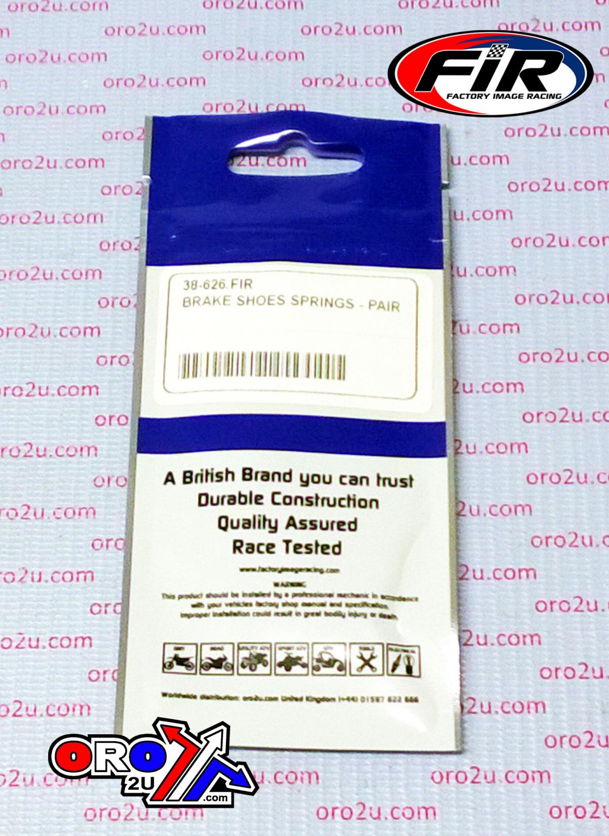 BRAKE SHOES SPRINGS - PAIR FIR -BRAND thumbnail 3