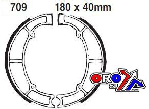 BRAKE SHOES KAWASAKI EBC K709 thumbnail 2