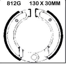 BRAKE SHOE EBC 812 KTM, 812G thumbnail 2