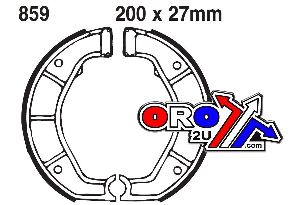 BRAKE SHOES BMW 80 100 EBC 859 thumbnail 2