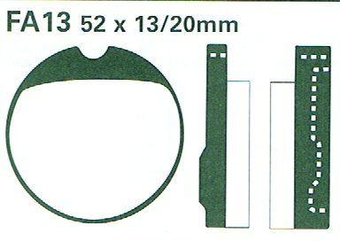 BRAKE PADS HONDA VD102 FA013 thumbnail 2