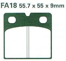 BRAKE PADS SINTERED METAL EBC FA018HH thumbnail 2