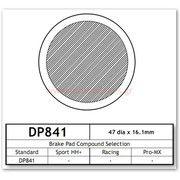 BRAKE PADS SINTERED DP BRAKES, DP841 Premium Sintered YFM ATV, 39-021 thumbnail 3
