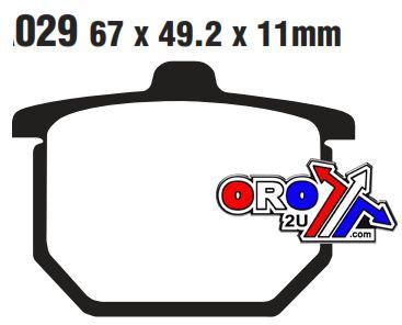 BRAKE PADS SINTERED METAL 11mm, SIFAM S1027BN, GOLD thumbnail 3