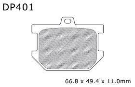 BRAKE PADS SINTERED DP BRAKES, DP401 BRAKES Premium Sintered thumbnail 3