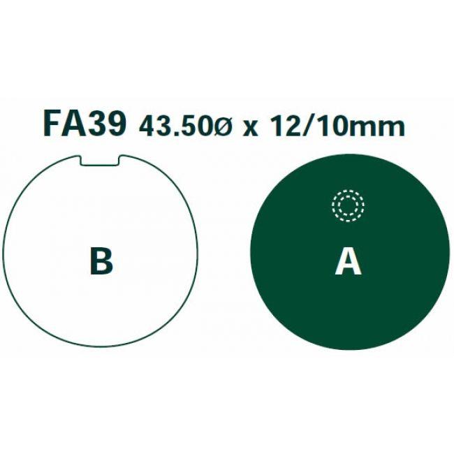 BRAKE PADS DISC VD309 thumbnail 3