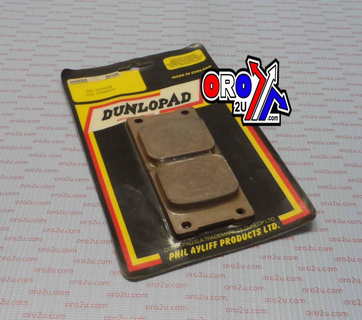 BRAKE PADS SINTERED DP BRAKES, DP103 BRAKES Premium Sintered, 39-045 thumbnail 2