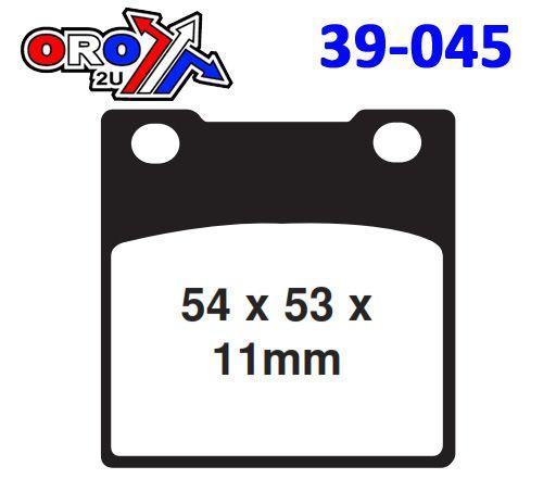 BRAKE PADS SINTERED DP BRAKES, DP103 BRAKES Premium Sintered, 39-045 thumbnail 3