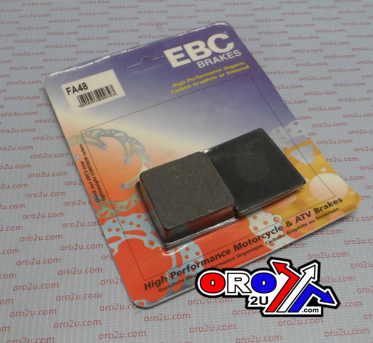 BRAKE PADS DISC EBC FA048 thumbnail 2