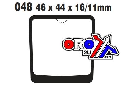 BRAKE PADS DISC VD413, VESRAH VD413, 1004130 thumbnail 3