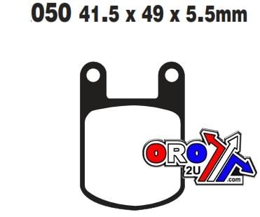 BRAKE PADS STD EBC FA050 thumbnail 3