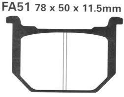 BRAKE PADS SUZUKI EBC FA051 thumbnail 2
