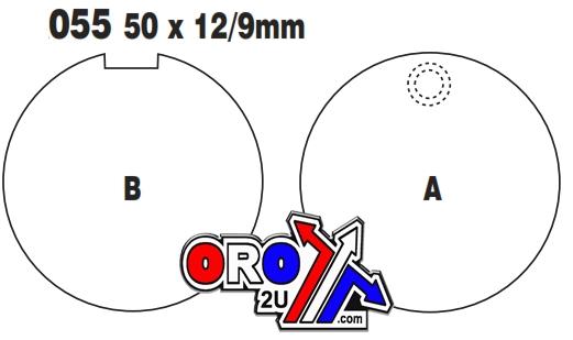 BRAKE PADS SINTERED METAL, SIFAM S1301N, GOLD thumbnail 2