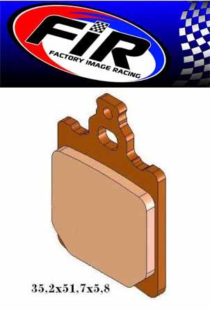 BRAKE PADS SINTERED METAL HS, MX-N HIGH FRICTION, 39-060.H.ORO, DB2370-N thumbnail 2