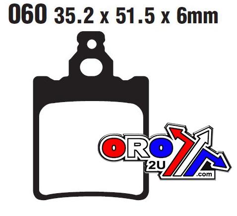 BRAKE PADS STD EBC FA060 thumbnail 2