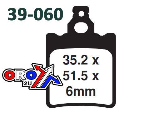 BRAKE PADS STD VESRHA 39-060SVES thumbnail 2