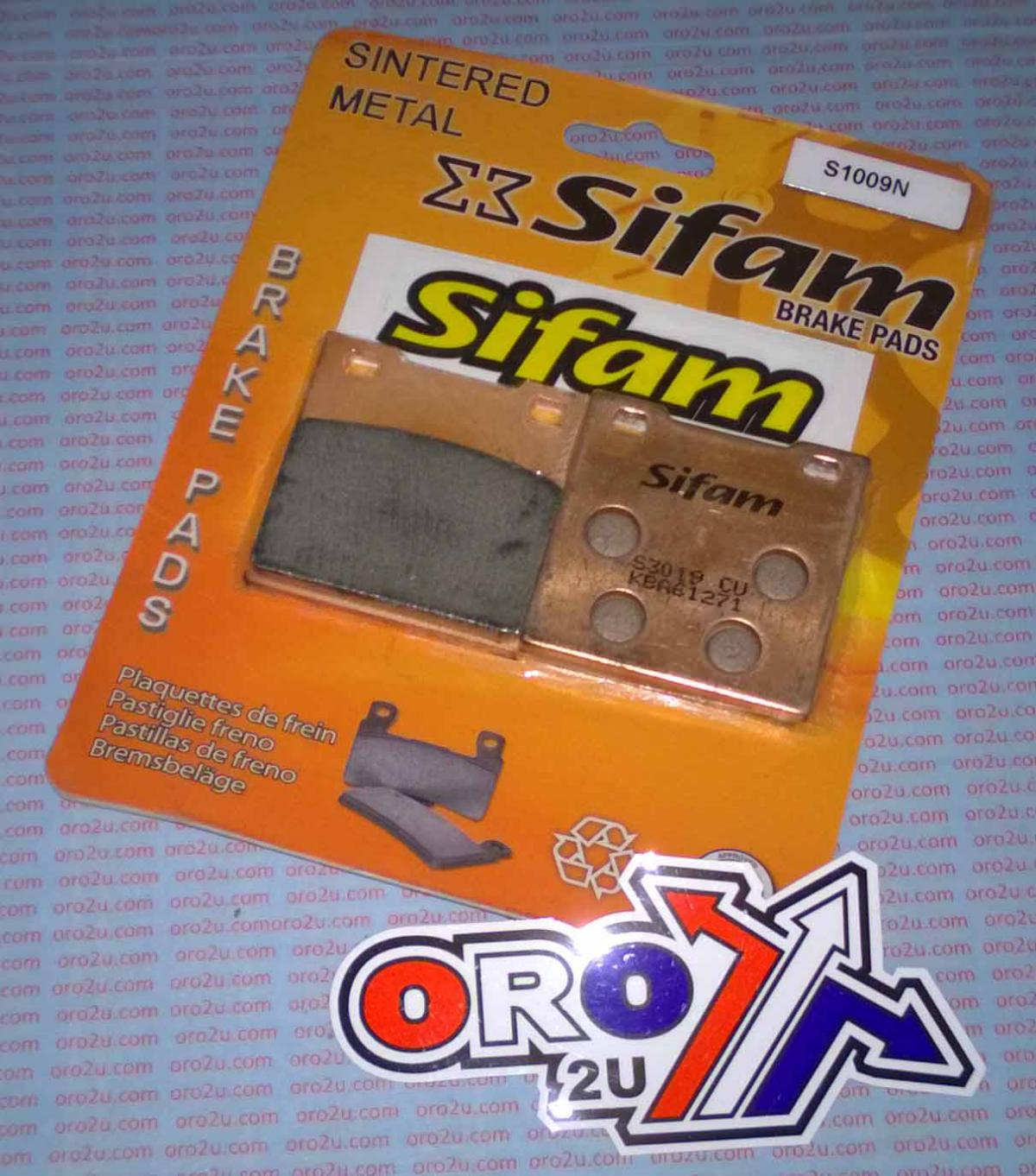 BRAKE PADS SINTERED METAL, SIFAM S1009N image 1