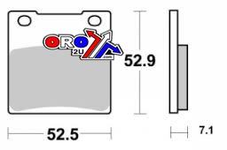 BRAKE PADS SINTERED METAL, SIFAM S1009N thumbnail 2