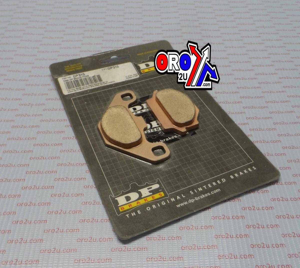 BRAKE PADS SINTERED DP BRAKES, DP310 HARD 41-310.H.DP, 39-067 image 1