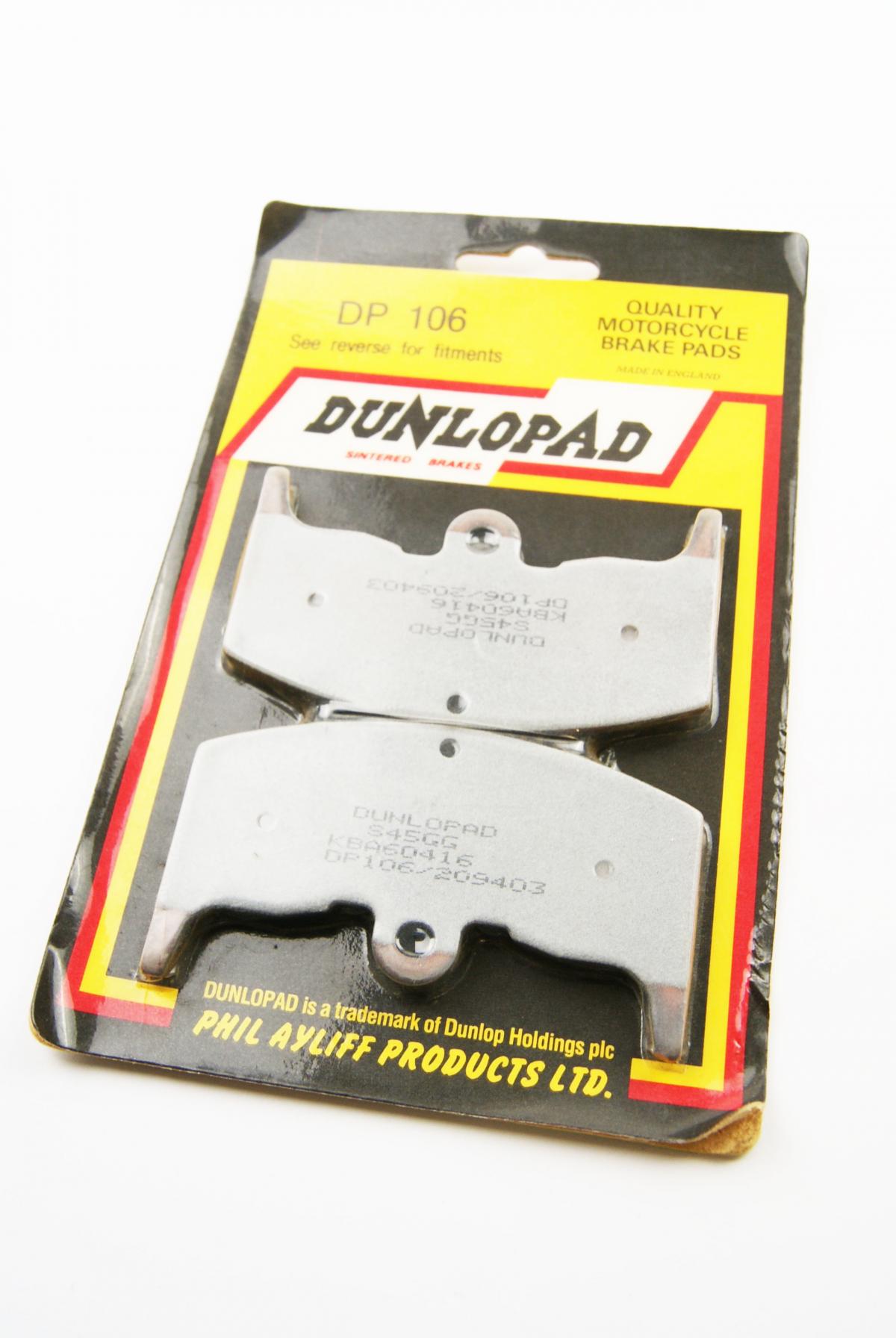 BRAKE PADS SINTERED DP BRAKES, DP106 Premium 41-106.H.DP, 39-080 thumbnail 2