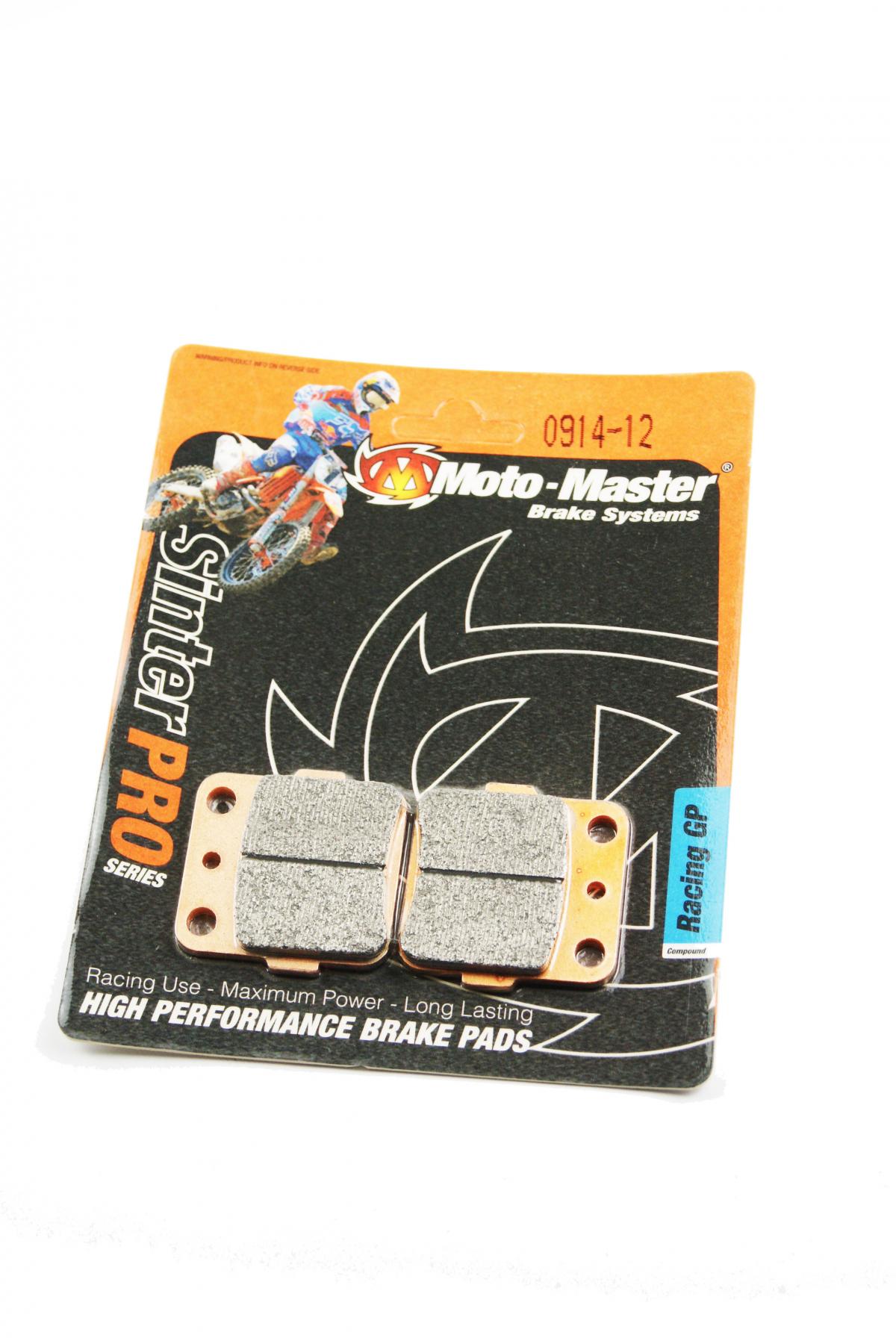 BRAKE PADS SINTERED RACING, MOTO-MASTER 091412, 39-084 thumbnail 2