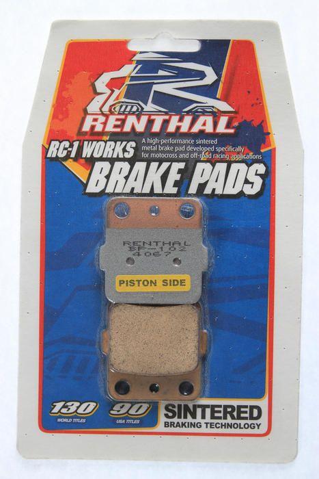BRAKE PADS SINTERED RC-1, RENTHAL BP-102, BP102 WORKS, 39-084 thumbnail 2