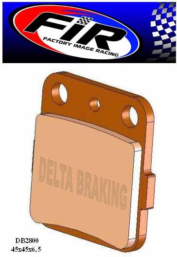 BRAKE PADS SINTERED METAL HS, MX-N HIGH FRICTION, BP003T05B THICK 6.5mm thumbnail 3