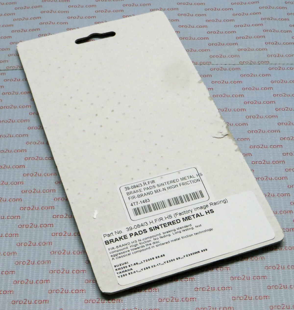 BRAKE PADS SINTERED METAL HS, MX-N HIGH FRICTION, BP003T05B THICK 6.5mm thumbnail 4