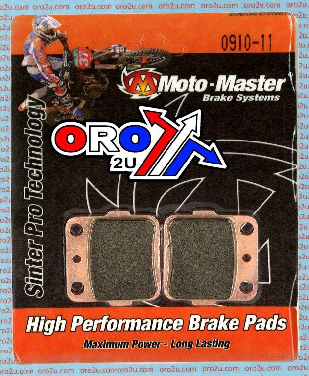 BRAKE PADS STD MOTO-MASTER, SEMI-METALLIC STD 091011 thumbnail 2
