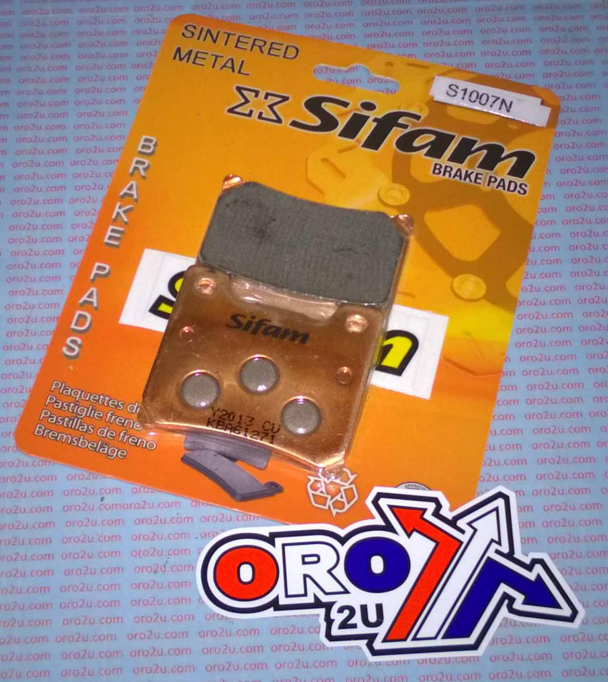 BRAKE PADS SINTERED METAL, SIFAM S1007N thumbnail 2