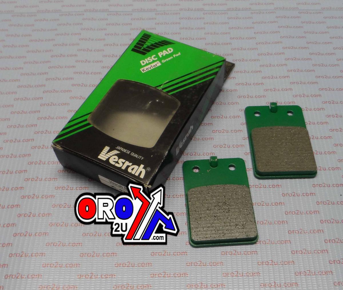BRAKE PADS VESRAH VD930, (EBC FA98 FA098) image 1