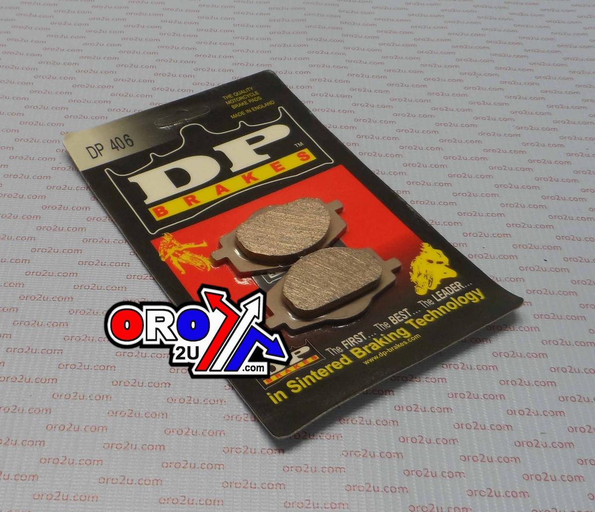 BRAKE PADS DP BRAKES HARD, DP406 BRAKES Premium Sintered thumbnail 2