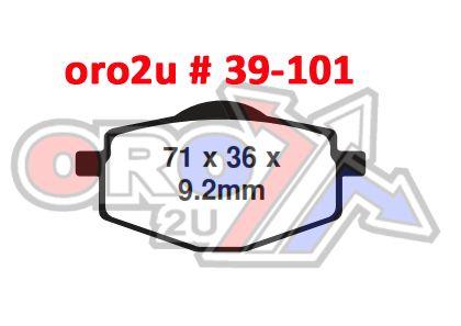 BRAKE PADS DP BRAKES HARD, DP406 BRAKES Premium Sintered thumbnail 4