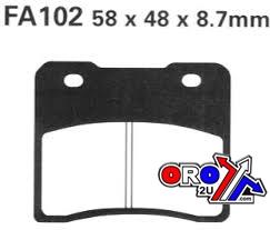 BRAKE PADS SUZUKI EBC FA102 thumbnail 2
