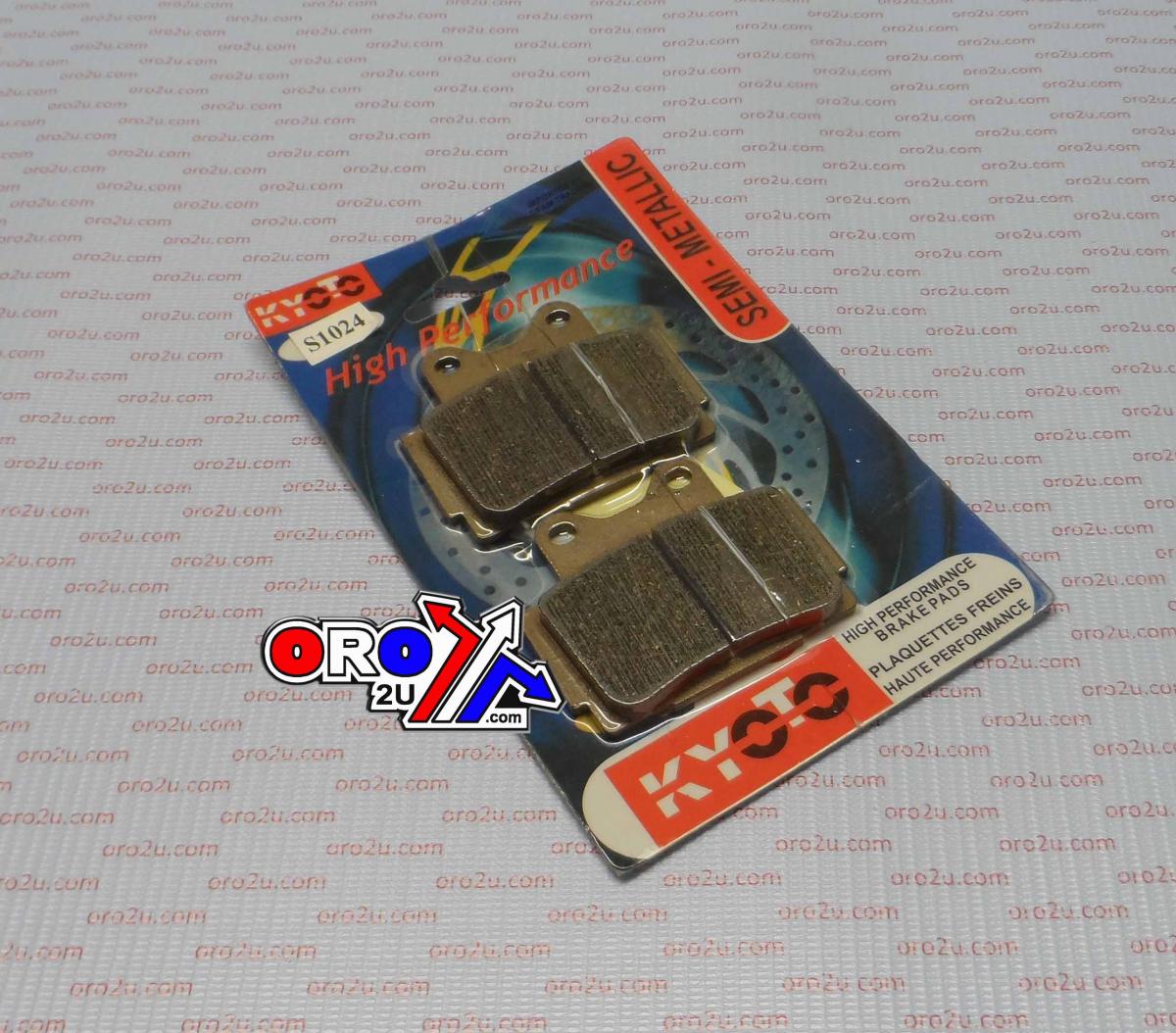 BRAKE PADS DISC SEMI-METAL, KYOTO S1024 (EBC FA104) thumbnail 2