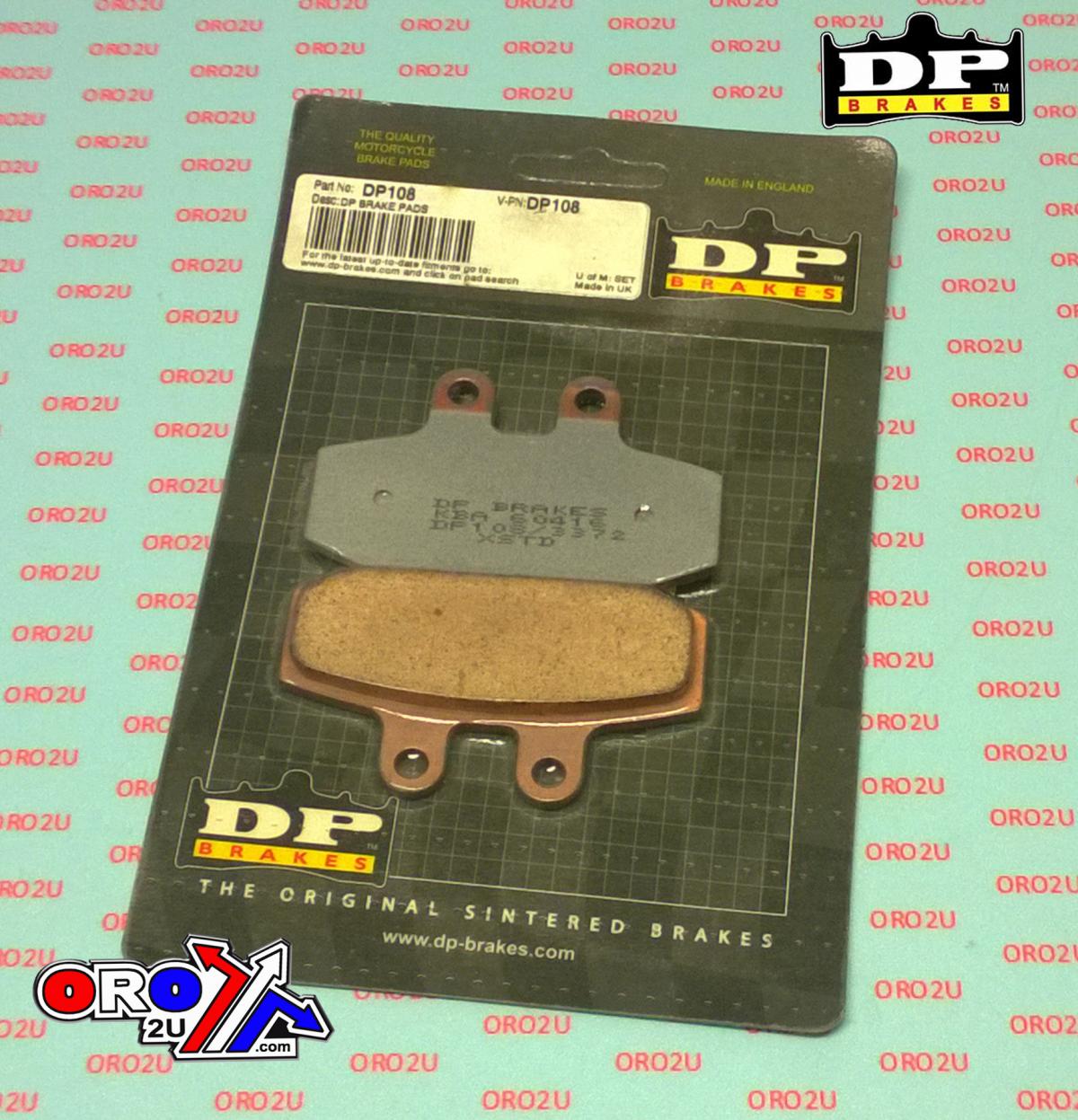 BRAKE PADS SINTERED DP BRAKES, DP108 Premium, FA113, FA256 thumbnail 2