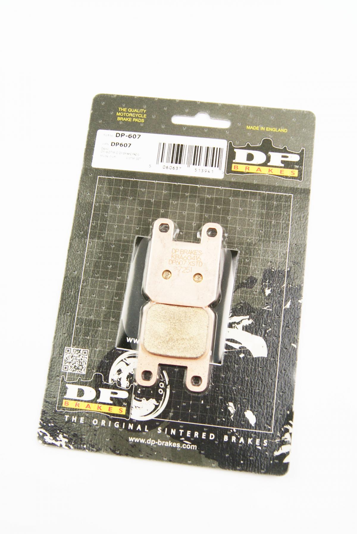 BRAKE PADS SINTERED DP BRAKES, DP607 Premium 41-607.H.DP image 1
