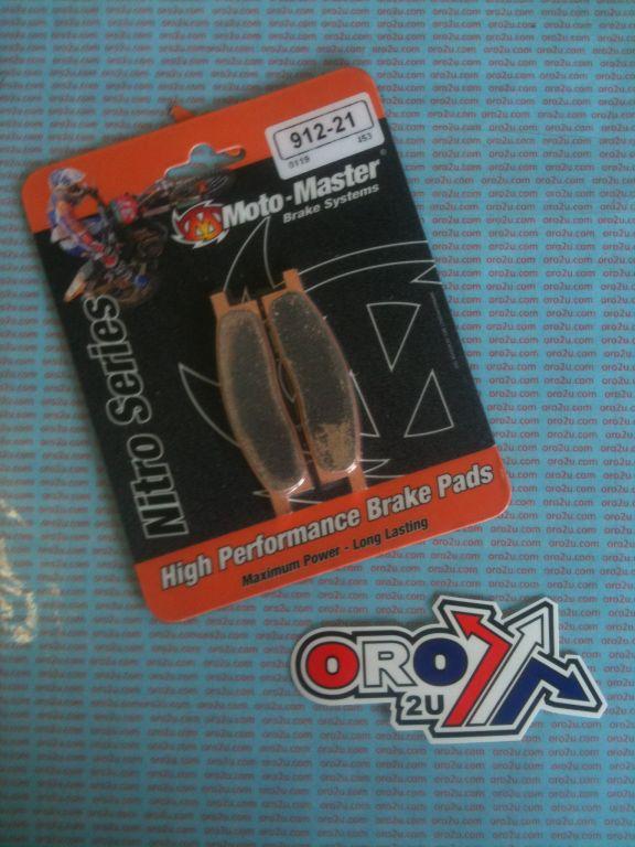BRAKE PADS SINTERED NITRO, MOTO-MASTER 091221, 39-119 thumbnail 2