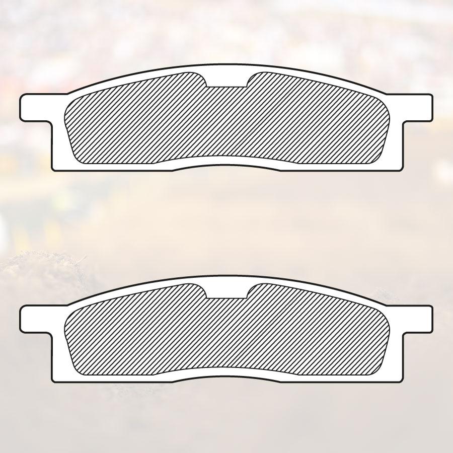 BRAKE PADS SINTERED RC-1, RENTHAL BP-109, 41-408.H.REN, 39-119 BP109 WORKS thumbnail 3