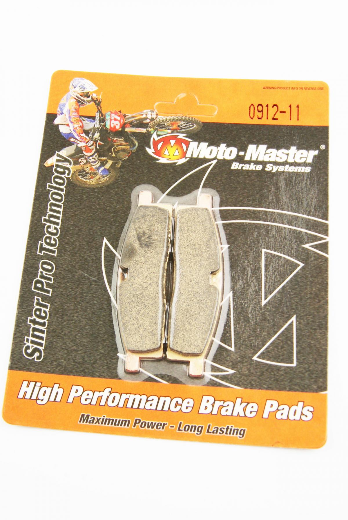 BRAKE PADS STD MOTO-MASTER, SEMI-METALLIC STD 091211 thumbnail 2